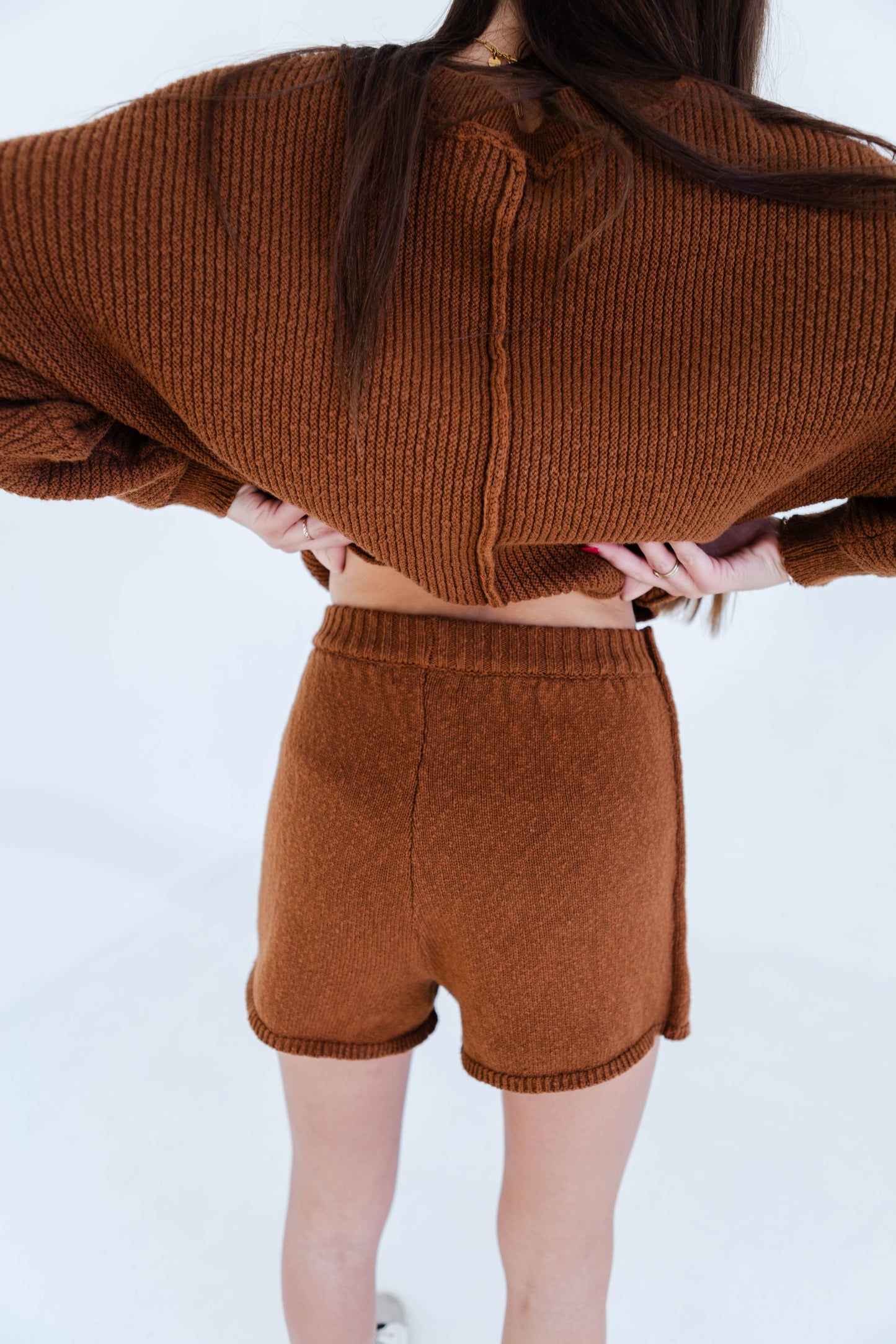 Rust Sweater & Skort Set