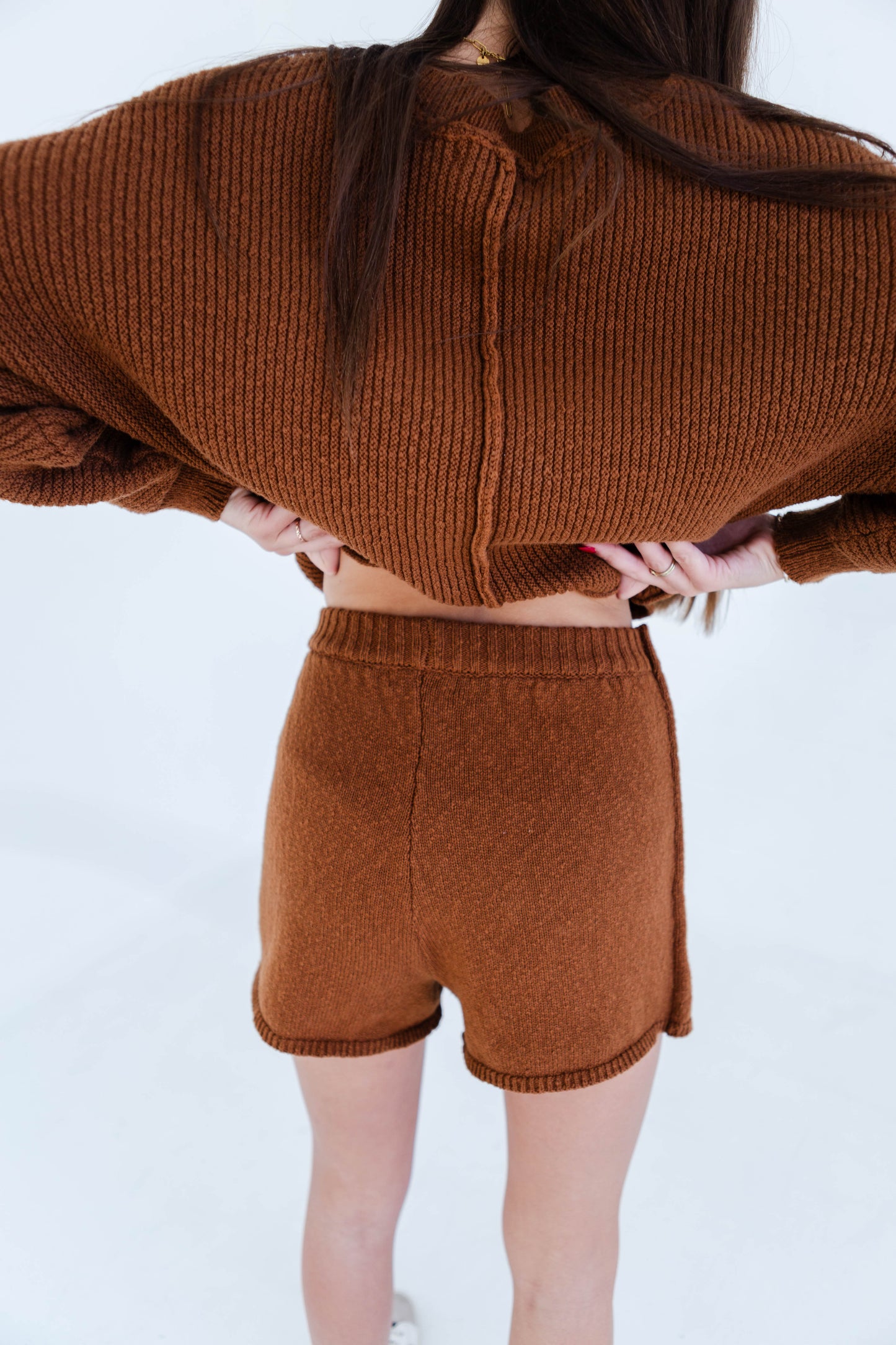 Rust Sweater & Skort Set