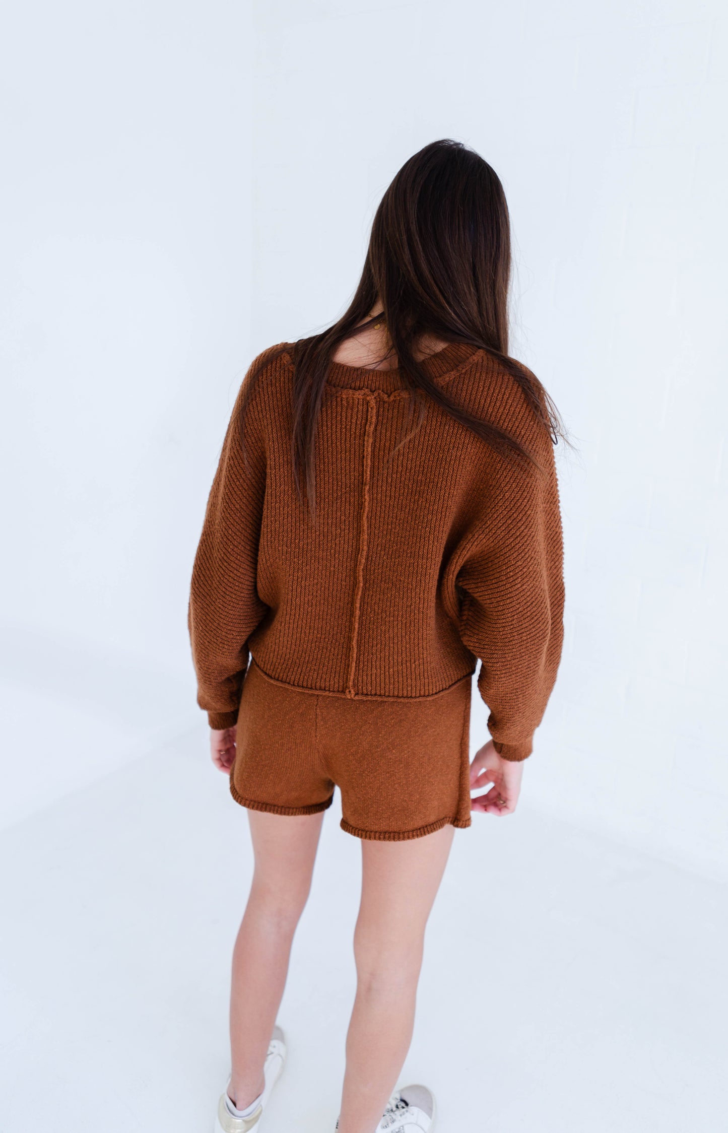 Rust Sweater & Skort Set