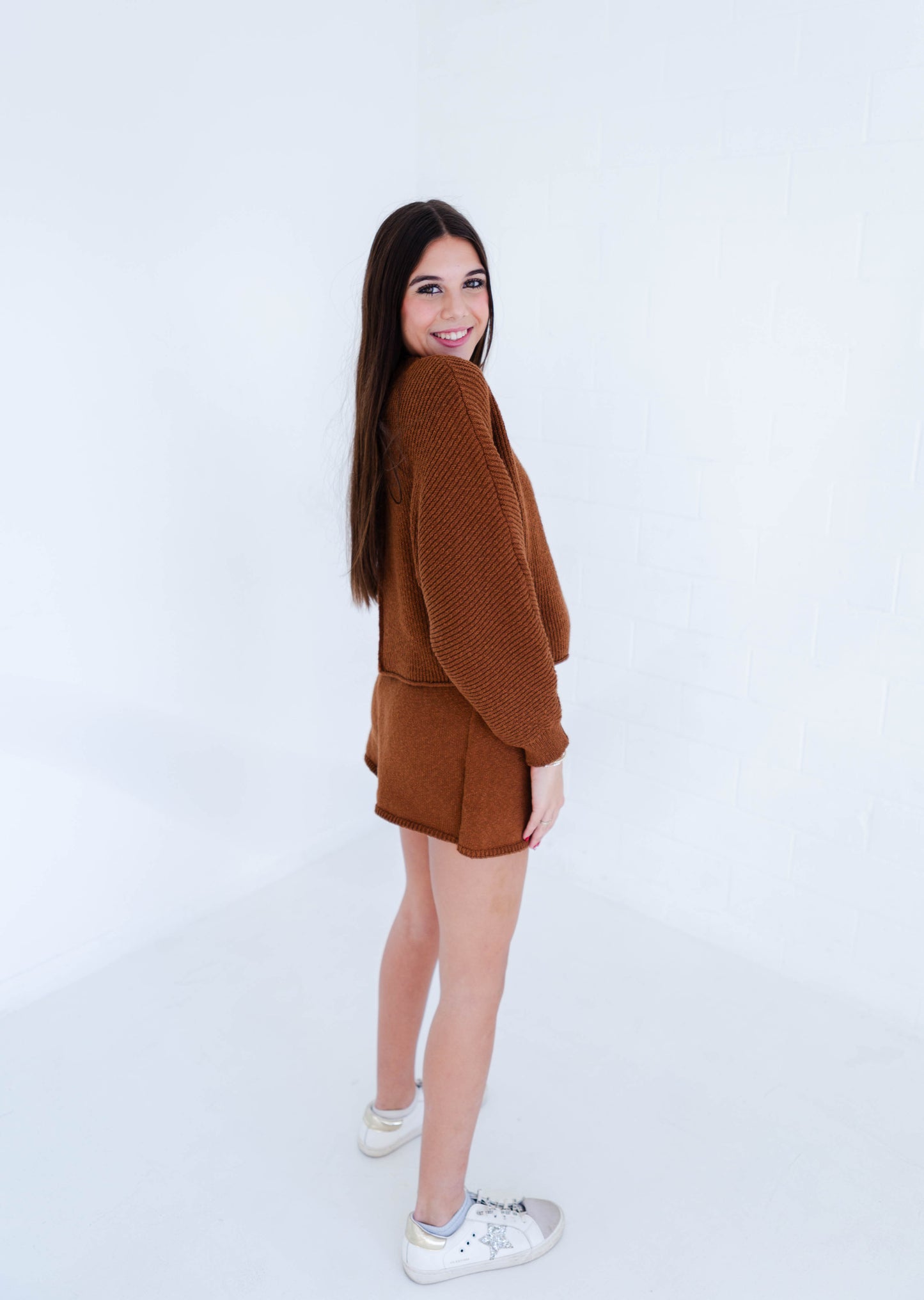 Rust Sweater & Skort Set